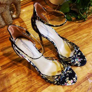Who What Wear Floral Open Toe Stiletto 💐